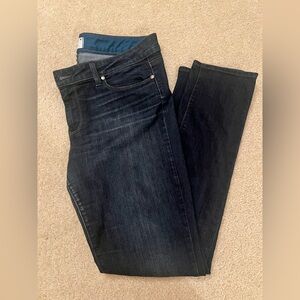 Paige Skyline Skinny Dark Indigo Jeans